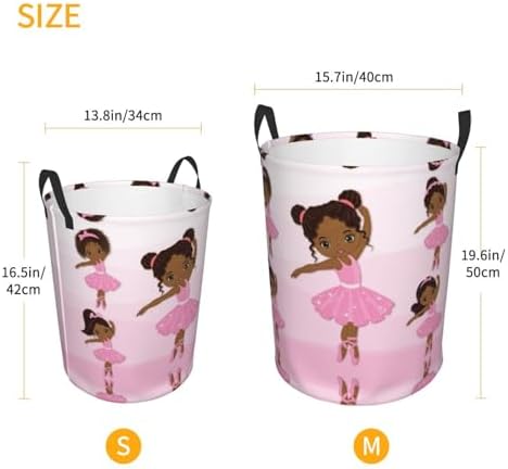 Gbuzozie Cute Laundry Hamper with Two Sizes and Handles