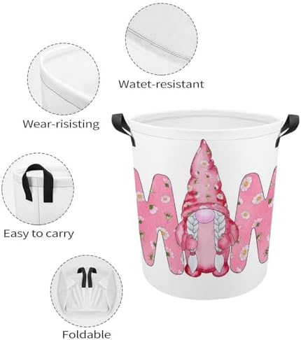 Cozy Gnome Laundry Hamper for Families