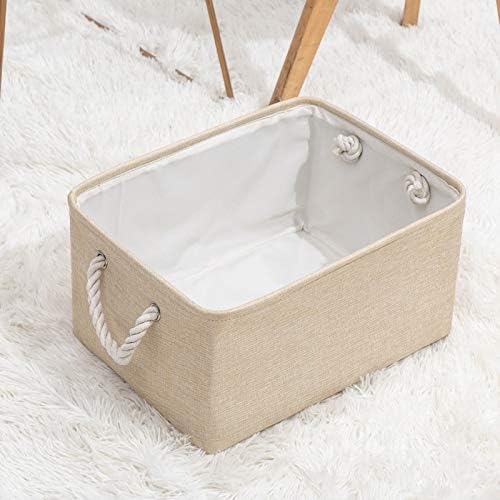 ZIUKENR Linen Art Dirty Clothes Basket Foldable Durable Storage Solution