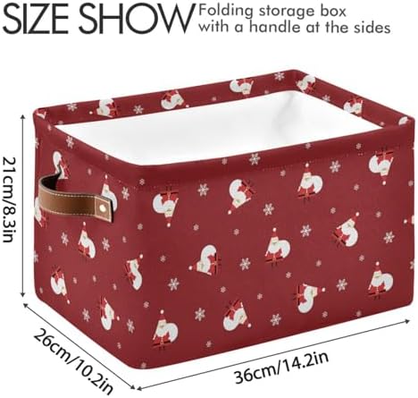 Christmas Santa Collapsible Storage Basket