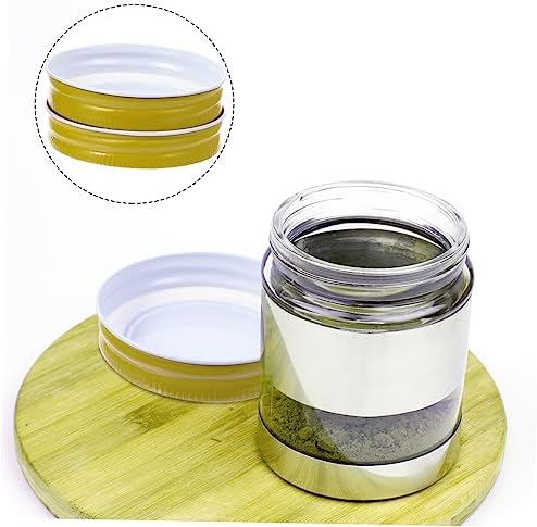 24-Piece Mason Jar Lids - Heat-Resistant Protective