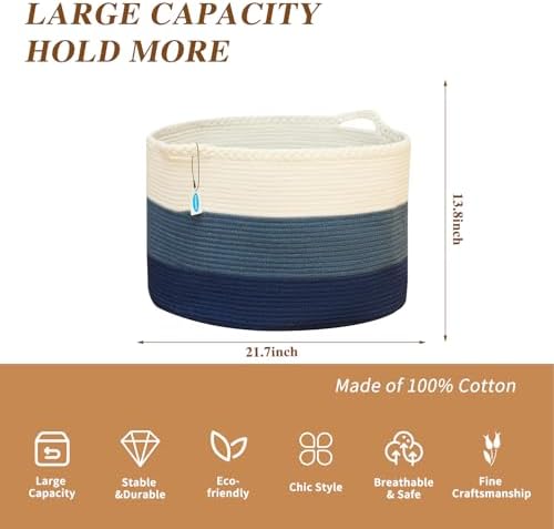 Stylish Storage Basket for Laundry More