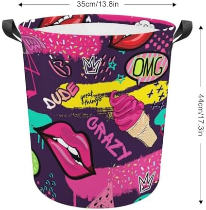 Cool Lips Ice Cream Laundry Hamper - Easy Storage Solution