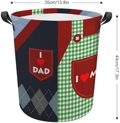 I Love Mom_collapsible laundry basket