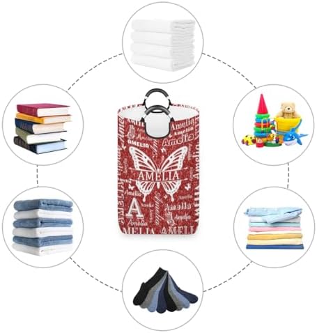 Stylish Ioracida Butterfly Laundry Hamper Bag