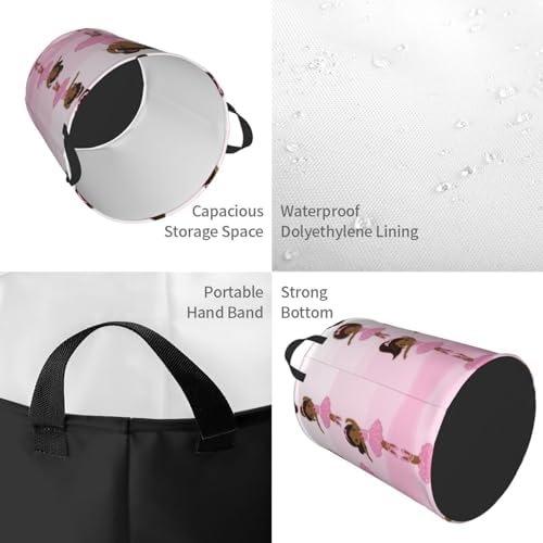 Gbuzozie Cute Laundry Hamper with Two Sizes and Handles