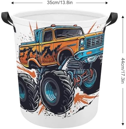Monster Truck Laundry Hamper