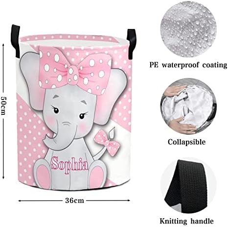 Personalized Child Laundry Basket - Foldable Durable