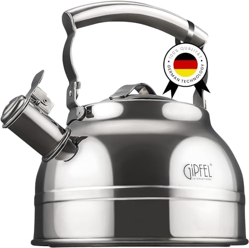 GIPFEL INTERNATIONAL Stainless Steel Whistling Tea Kettle