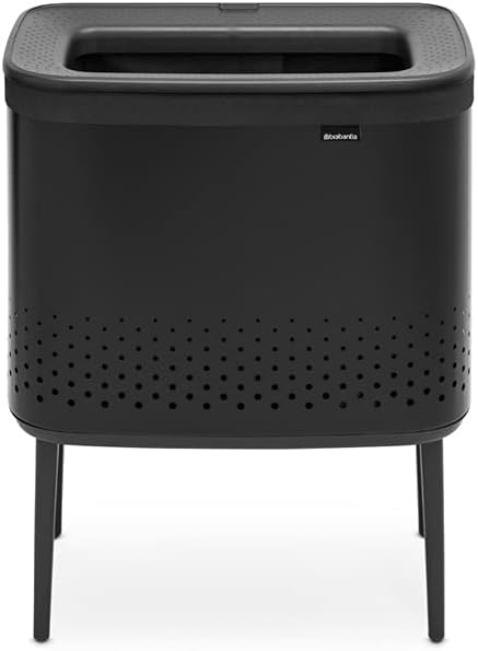 Brabantia Bo Laundry Hamper Matt Black 16 Gal 1