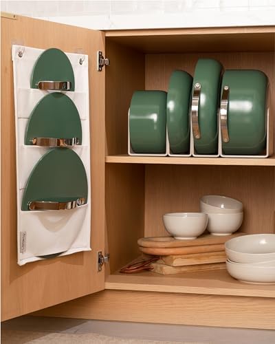 Caraway Nonstick Ceramic Cookware Set 12-Piece Oven Safe Compatible with All Stovetops