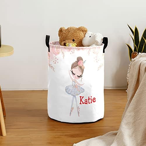 Personalized Ballerina Laundry Basket