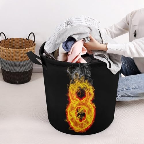 Fire Number 8 waterproof laundry hamper