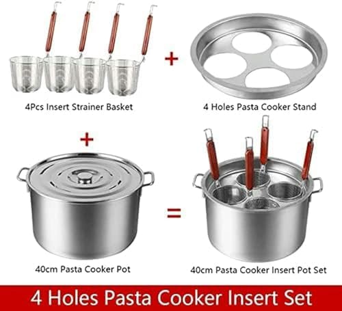 Ergonomic Commercial Stock Pot Set for Pasta More