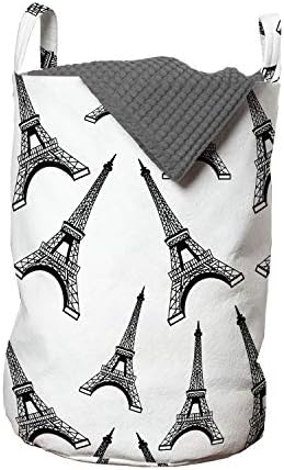 Chic Eiffel Tower Laundry Hamper