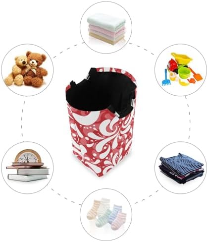 Retro Oriental FOLDABLE Laundry Hamper for Nursery Storage