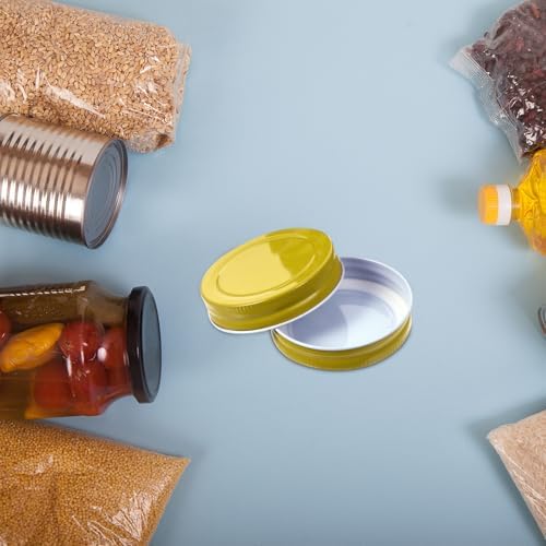 12pcs Tinplate Jar Lids for Canning Storage