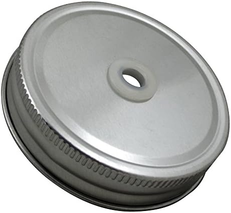 Mason Jar Lid Set with Straw