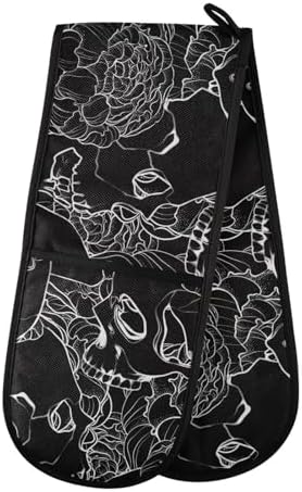 Susiyo Double Oven Mitts Halloween Design Heat Resistant 1