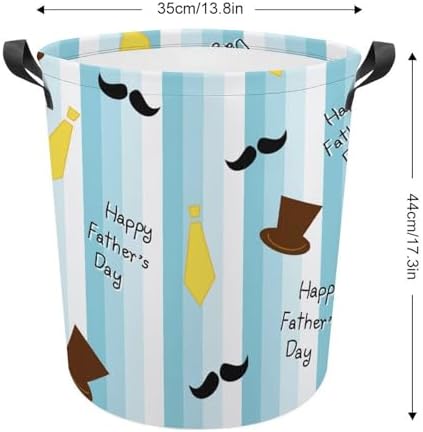 MEIKKO Tie Hat Laundry Hamper for Cleaners and Parents