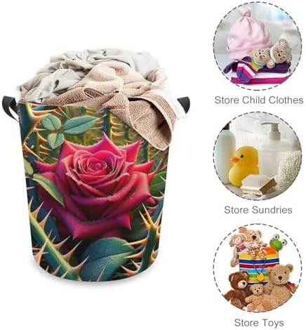 Rose Among Thorns Multi-Functional Laundry Hamper