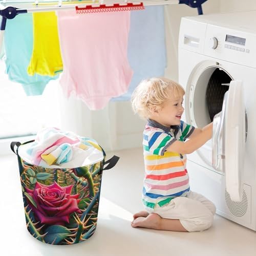 Rose Among Thorns Multi-Functional Laundry Hamper