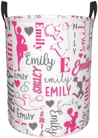 Personalized Baby Name Laundry Basket Storage Solution for Kids and Adults