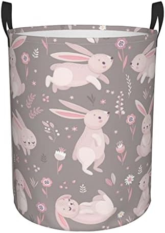 Lovely Rabbits collapsed laundry basket