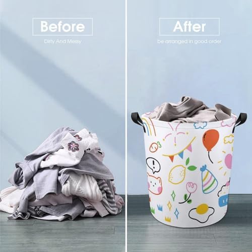 Cute Durable Animal Print Laundry Hamper