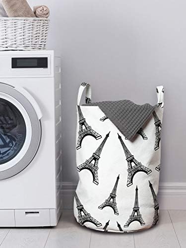 Chic Eiffel Tower Laundry Hamper