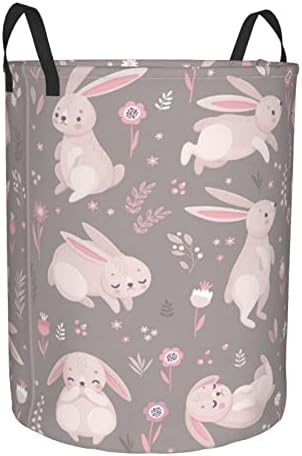 Lovely Rabbits collapsed laundry basket