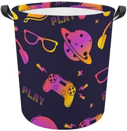 Seamless Play Pattern Laundry Hamper