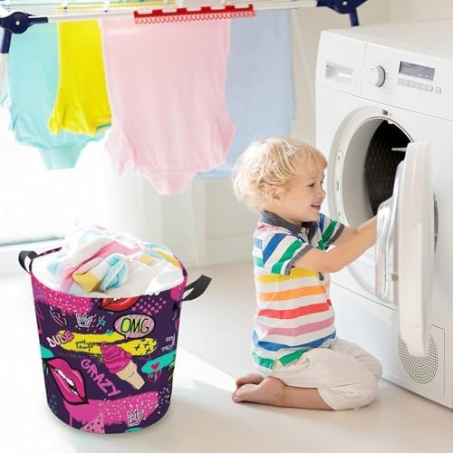Cool Lips Ice Cream Laundry Hamper - Easy Storage Solution