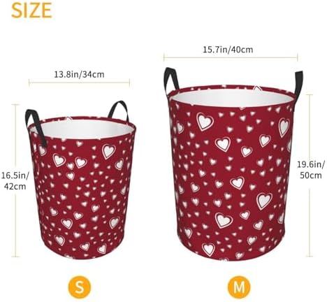 Collapsible Laundry Hamper with Handles for Home Storage