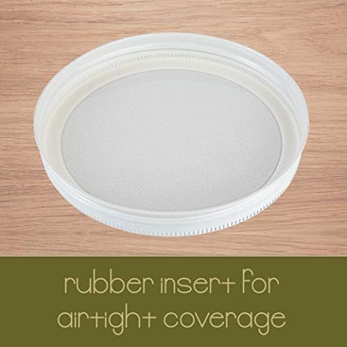 Sturdy Glass Jar with Lid for Fermenting Canning and Preservation - 1 Gallon
