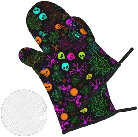 Halloween Oven Mitts Pot Holders Set