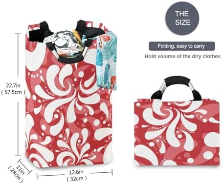 Retro Oriental FOLDABLE Laundry Hamper for Nursery Storage