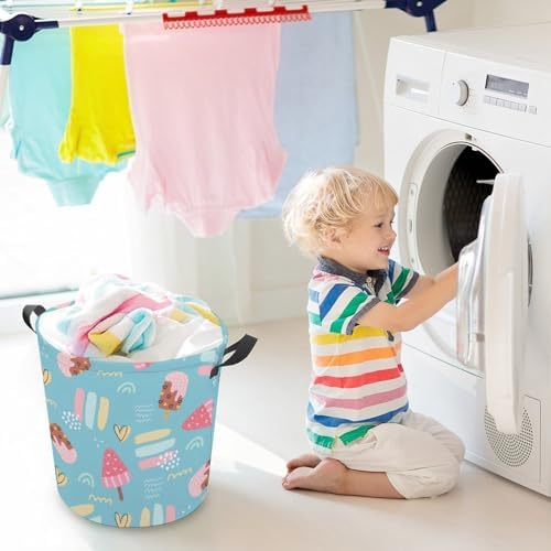 Summer Fun Ice Cream Laundry Hamper