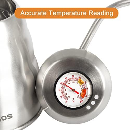 Gooseneck Kettle with Thermometer