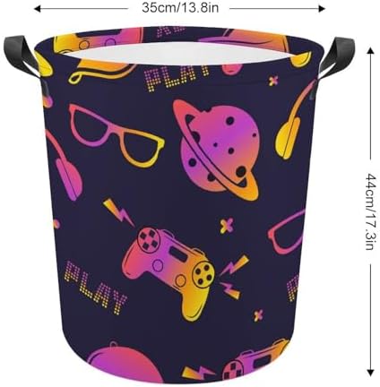Seamless Play Pattern Laundry Hamper