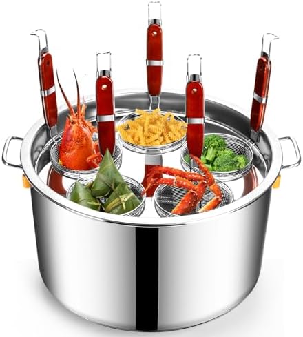 Pasta Cooker Set with Strainer Basket