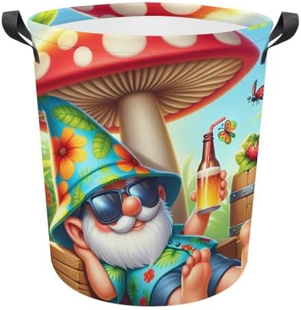 Meiko Cartoon Gnome Laundry Basket laundry hamper