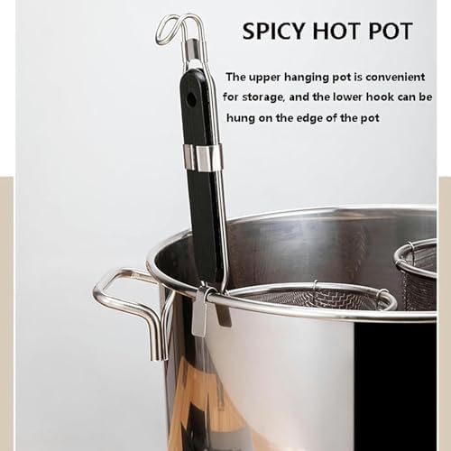 Wzglod Stainless Steel Soup Pan Set with Divider and Colander Strainer