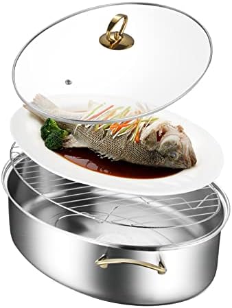 Stainless Steel Fish SteamerRoasting Pan