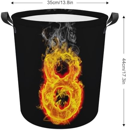 Fire Number 8 waterproof laundry hamper