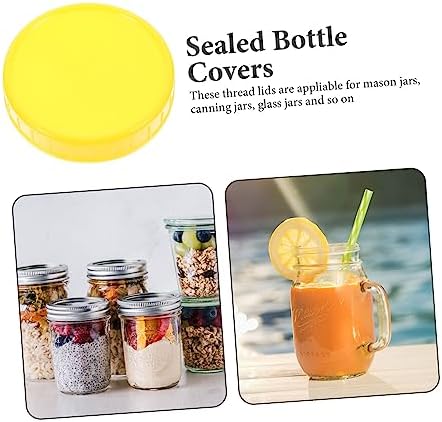 10pcs Wide Mouth Mason Jar Lids 86mm Airtight Canning Caps