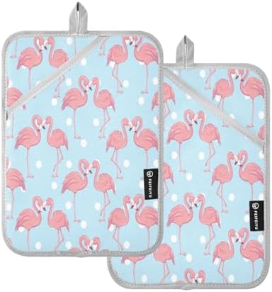 Pink Flamingo Heat-Resistant 2-Pack