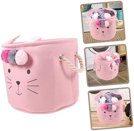 SEWOART Baby Girl Collapse Laundry Hamper Newborn Storage Basket