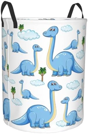 AFHYZY Dinosaur Laundry Hamper Folding Storage Basket with HandlesReusableWeatherproof for Bedroom
