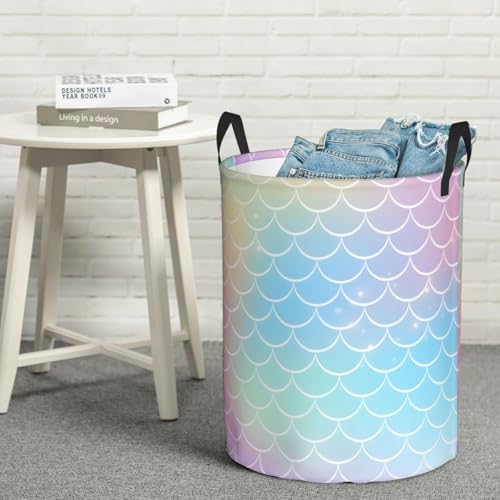 Large Collapsible Laundry Hamper with Handles